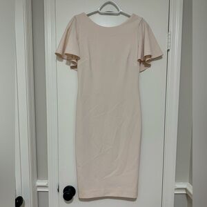 Light pink Calvin Klein midi dress